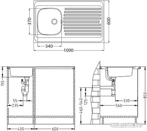 Кухонная мойка Alveus Classic 70 L