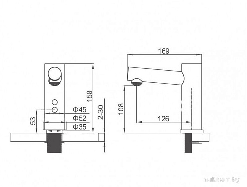Смеситель Ledeme L1655A-1