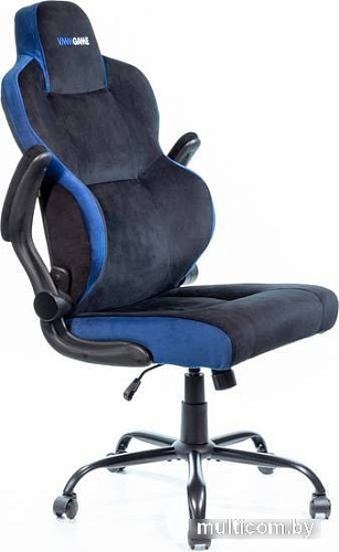 Кресло VMM Game Unit Velour XD-A-VRBKBE (черный/синий)