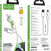 Кабель Hoco U123 USB Type-A - Lightning (1.2 м, серый)