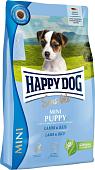 Сухой корм для собак Happy Dog Sensible Mini Puppy (для щенков мелких пород с ягненком и рисом) 800 г