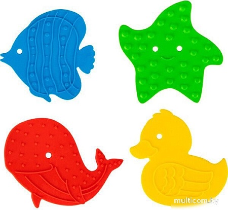 Набор игрушек для ванной Fancy Baby Мини-коврики MATS04