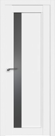Межкомнатная дверь ProfilDoors 2.71U 90x200 (аляска/стекло графит)