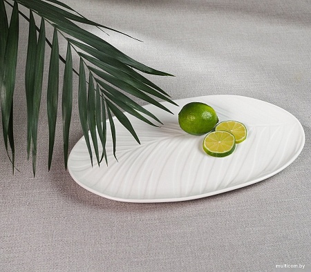 Блюдо Stenova Home Bali 61310161 (белый фарфор)