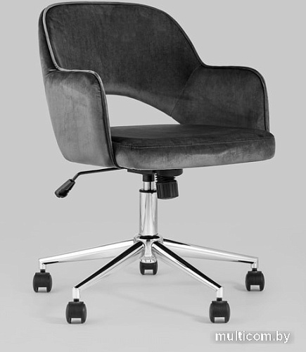 Кресло Stool Group Кларк велюр (серый)