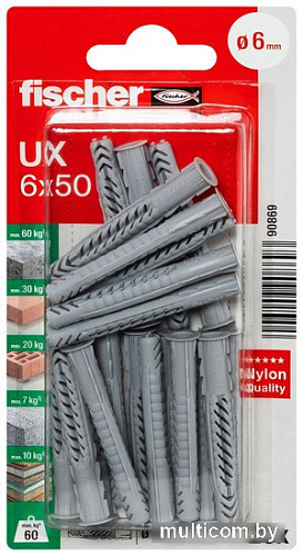 Fischer UX 6X50 RK NV 90869 (20 шт)