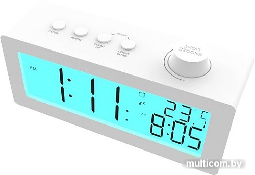 Настольные часы Ritmix CAT-111 (белый)