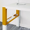 Письменный стол Ikea Поль (белый/синий) [391.289.55]