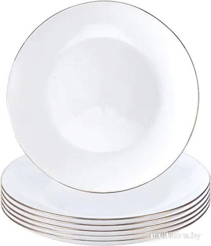 Набор обеденных тарелок Royal Garden Round Classic Gold C RG-C0033-6 (6шт)