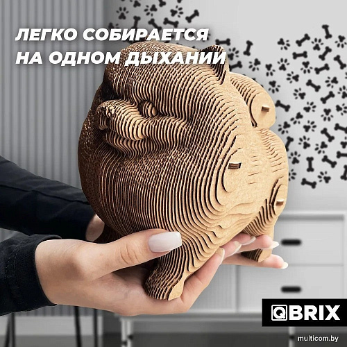3Д-пазл QBRIX Шпиц 3D 20023
