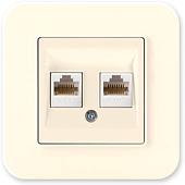 Розетка компьютерная Gunsan Radius 01401200-157332