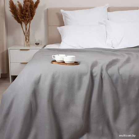 Плед Casa Conforte London Basic 130x165 6155333 (серый)
