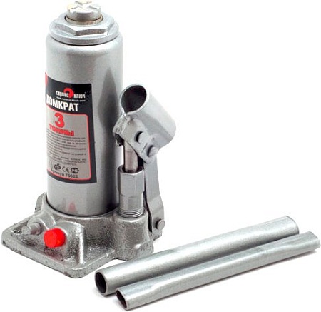 Бутылочный домкрат Сервис Ключ 75033 3т