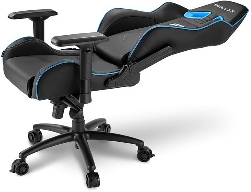 Кресло Sharkoon Shark Skiller SGS3 BK/BU (черный/синий)