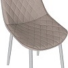 Стул Трия Oscar (белый муар/велюр L003 бежевый)