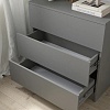 Комод Горизонт Нео 760 3 ящика (серый графит)
