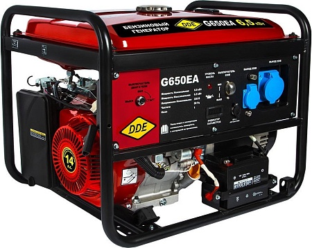 Бензиновый генератор DDE G650EA