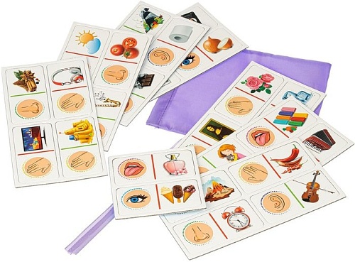 Развивающая игра Bondibon Домино 5 Чувств ВВ4876