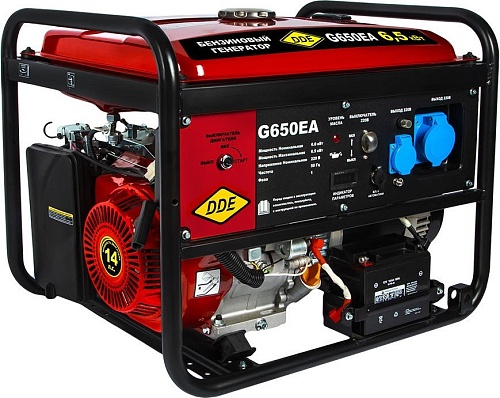Бензиновый генератор DDE G650EA