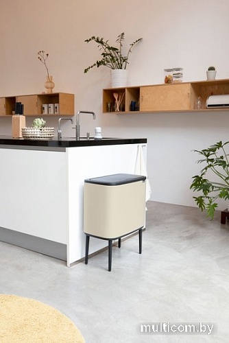 Система сортировки мусора Brabantia Bo Touch Bin 3x11 л (бежевый)