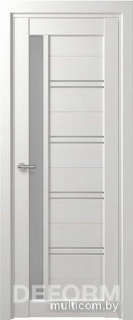 Межкомнатная дверь Юркас Deform D19 ДО 70x200 (дуб шале снежный/мателюкс)