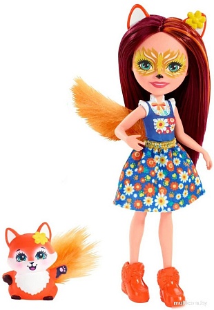 Кукла Mattel Энчантималс с любимой зверушкой 5195122