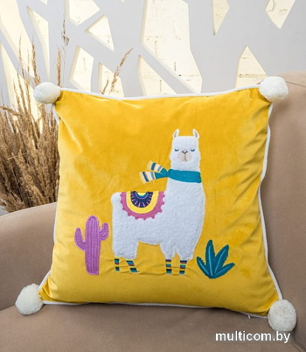 Чехол на подушку Arya Sweety 45x45 (золотистый)