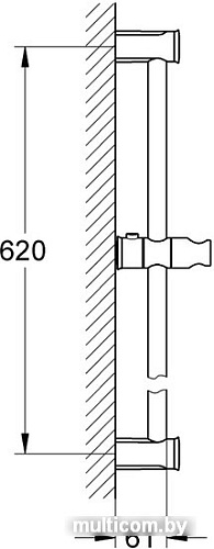 Душевая штанга Grohe Tempesta Rustic 27519000