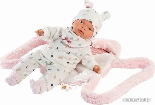 Пупс Llorens Джоэль с розовой сумочкой 38946
