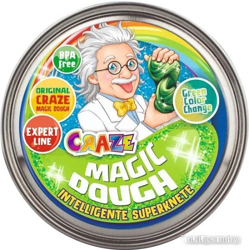 Тесто для лепки Craze Magic Dough Попрыгунчик Опыты профессора 35245.B (зеленый)