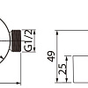 Шланговое подключение IDDIS Ray 004BL00i62