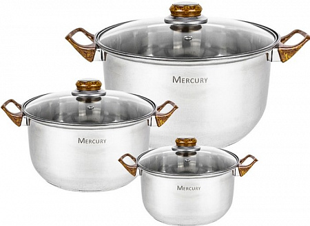 Набор кастрюль Mercury MC-6018