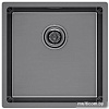 Кухонная мойка Paulmark Lassan 44 UNI LA44-GM (черный/вороненая сталь)