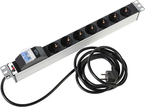 Блок розеток ЦМО R-16-7S-A-440-3 (7 розеток, шнур 3 м)