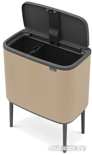 Brabantia Bo Touch Bin 11+23 л (минерально-золотой)