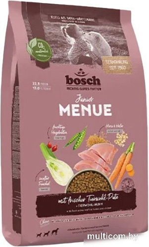 Сухой корм для собак Bosch HPC Menue Junior индейка с овсом и пшеном 5412012 12 кг