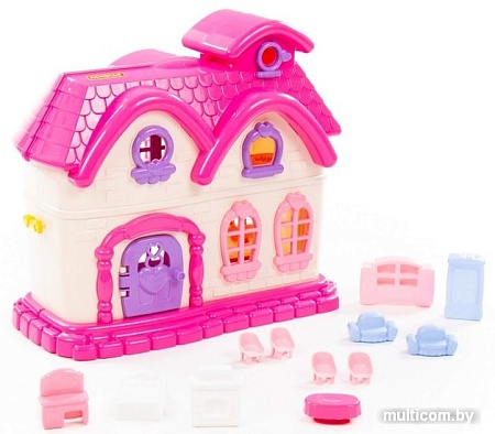 Кукольный домик Полесье Сказка с набором мебели 78261