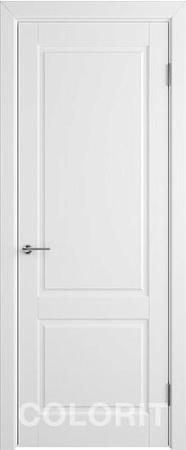 Межкомнатная дверь Юркас Colorit К1 ДГ 90x200 (белая эмаль)