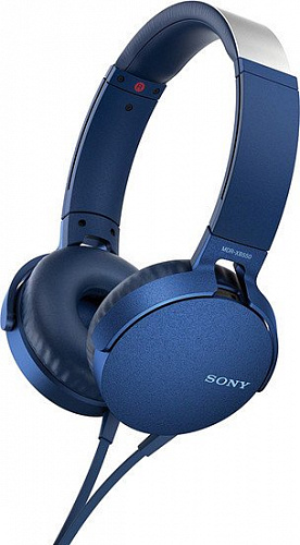 Наушники Sony MDR-XB550AP (синий)