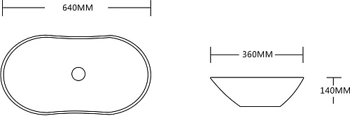 Умывальник Cerutti Spa CR7031B