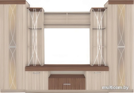Стенка Столица Мебели Меланж (шимо светлый/шимо темный)