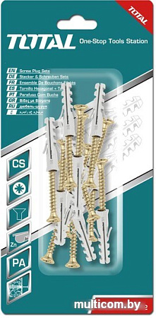 Дюбель-гвоздь Total WJSPK5005512 (10 шт)