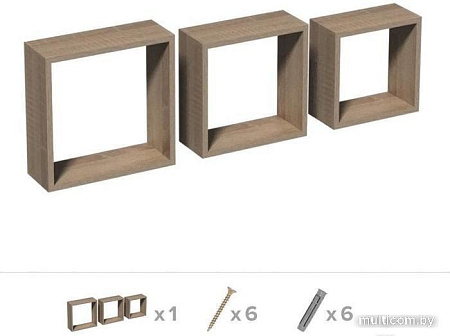 Полка DOMAX FSS 100 (сонома oak)