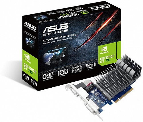 Видеокарта ASUS GeForce GT 710 1GB DDR3 [710-1-SL]