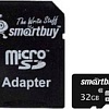 Карта памяти Smart Buy microSDHC Class 10 32GB (SB32GBSDCL10-01)
