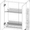 Шкаф навесной Anrex Alesia для сушки посуды 2D/80-F1 (серый/сосна винтаж)