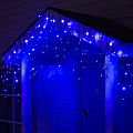 Бахрома Luazon 3x0.6 м 160 LED 3584196 (черный ПВХ провод, синий)