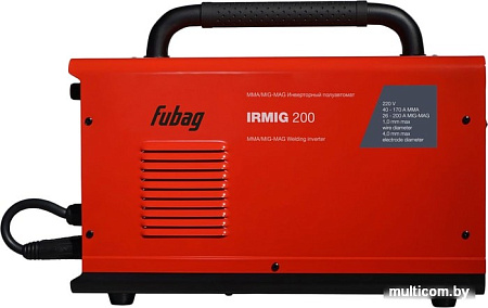Сварочный инвертор Fubag IRMIG 200 (с горелкой FB 250)