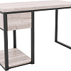 Стол Hype Mebel Дэск 110x50 (черный/древесина белая)