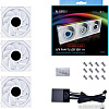 Набор вентиляторов Lian Li Uni Fan TL LCD 120 Reverse Triple Pack G99.12RTLLCD3W.R0